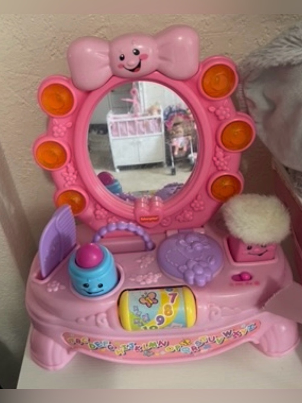 Retired Fisher-Price Laugh & Learn Magical Musical Mirror First Vanity